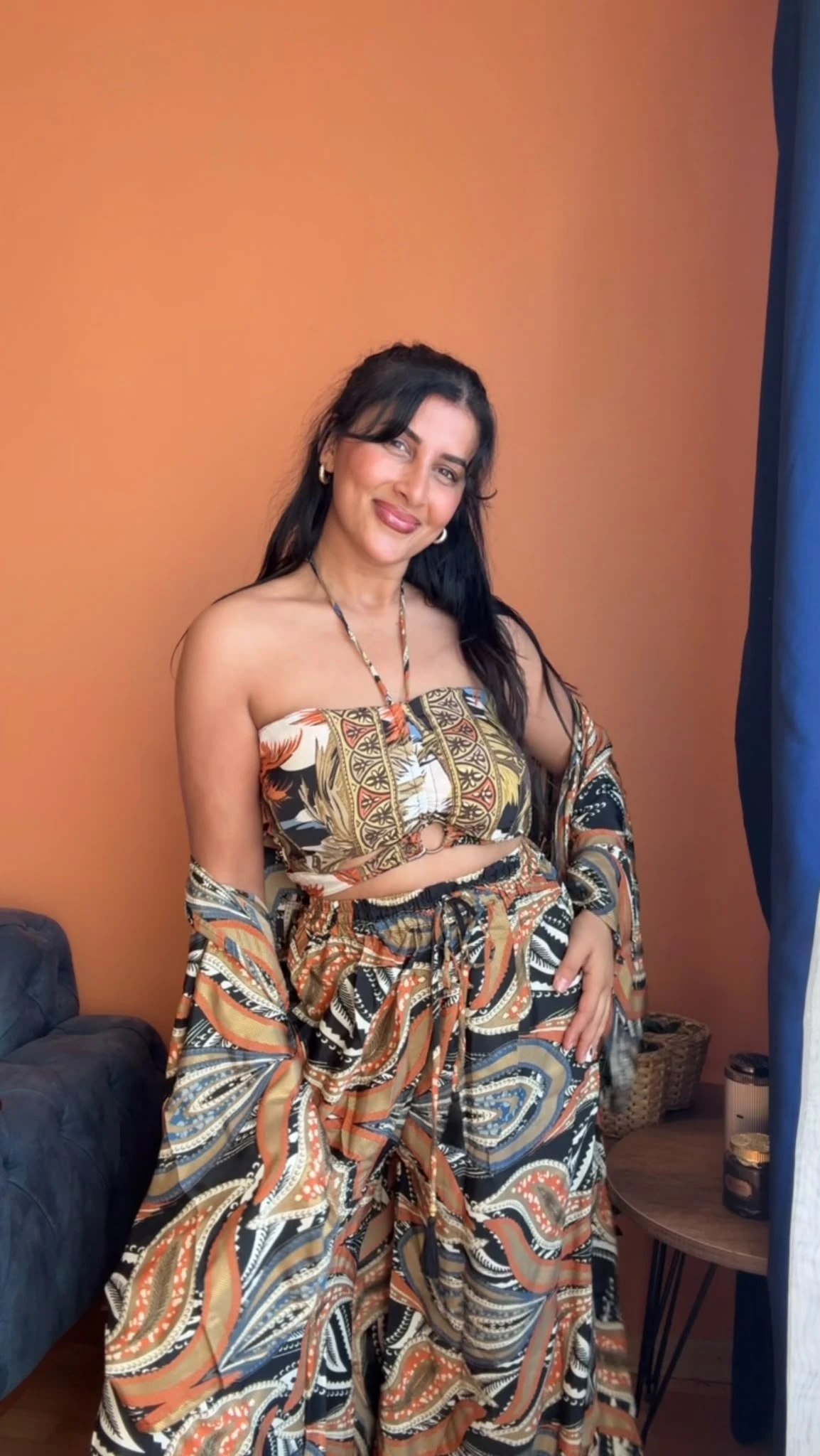 KAHVE Kimono Takım Kahve hover